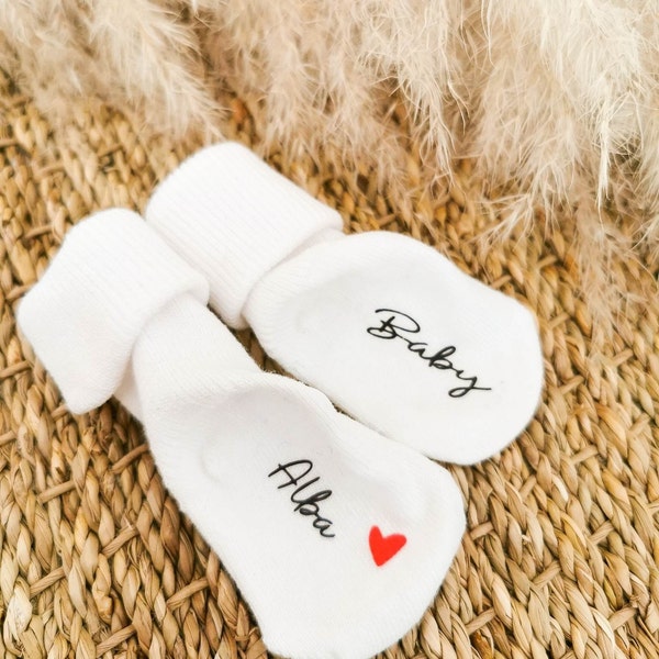 personalisierte Babysocken