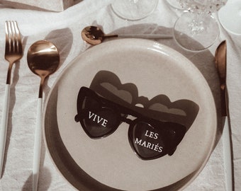 Personalized heart glasses