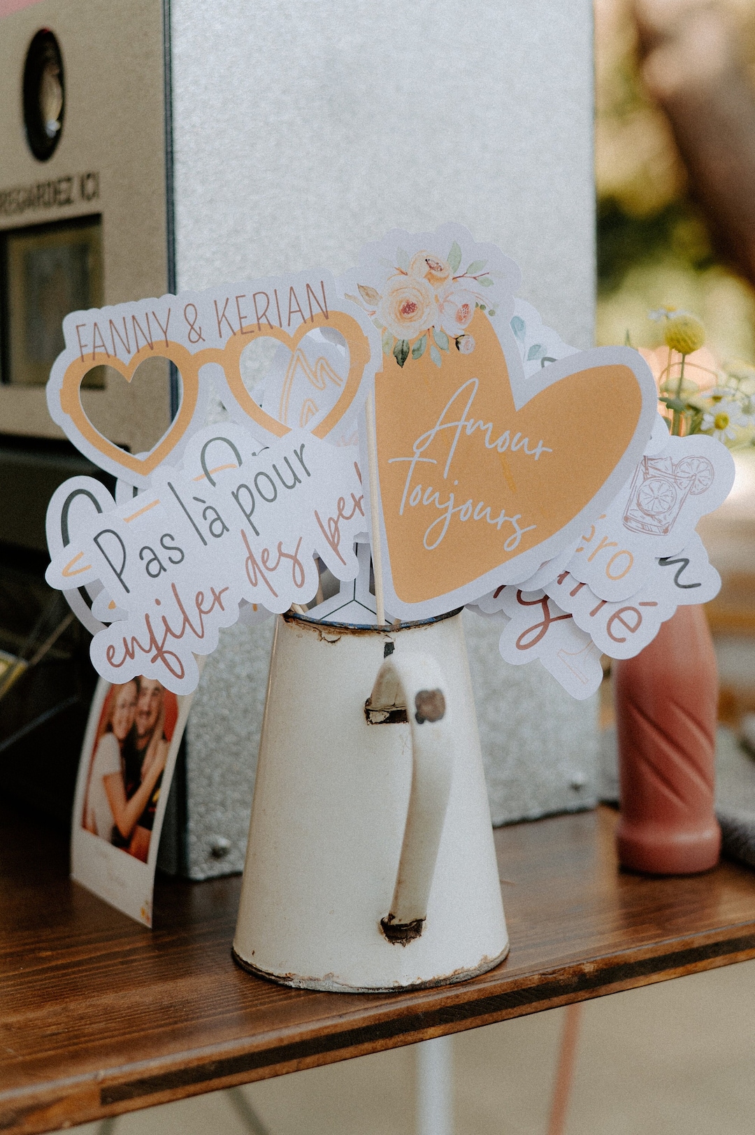 Photobooth Accessoire Photo Mariage Wedding Decoration Photo Booth