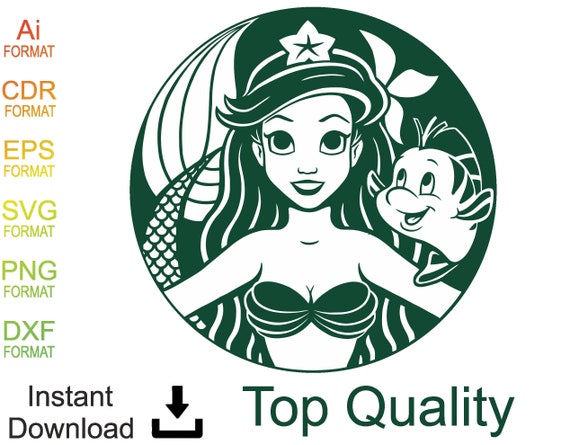 Download Starbucks cup ariel svg digital cricut designs Cup svg ...