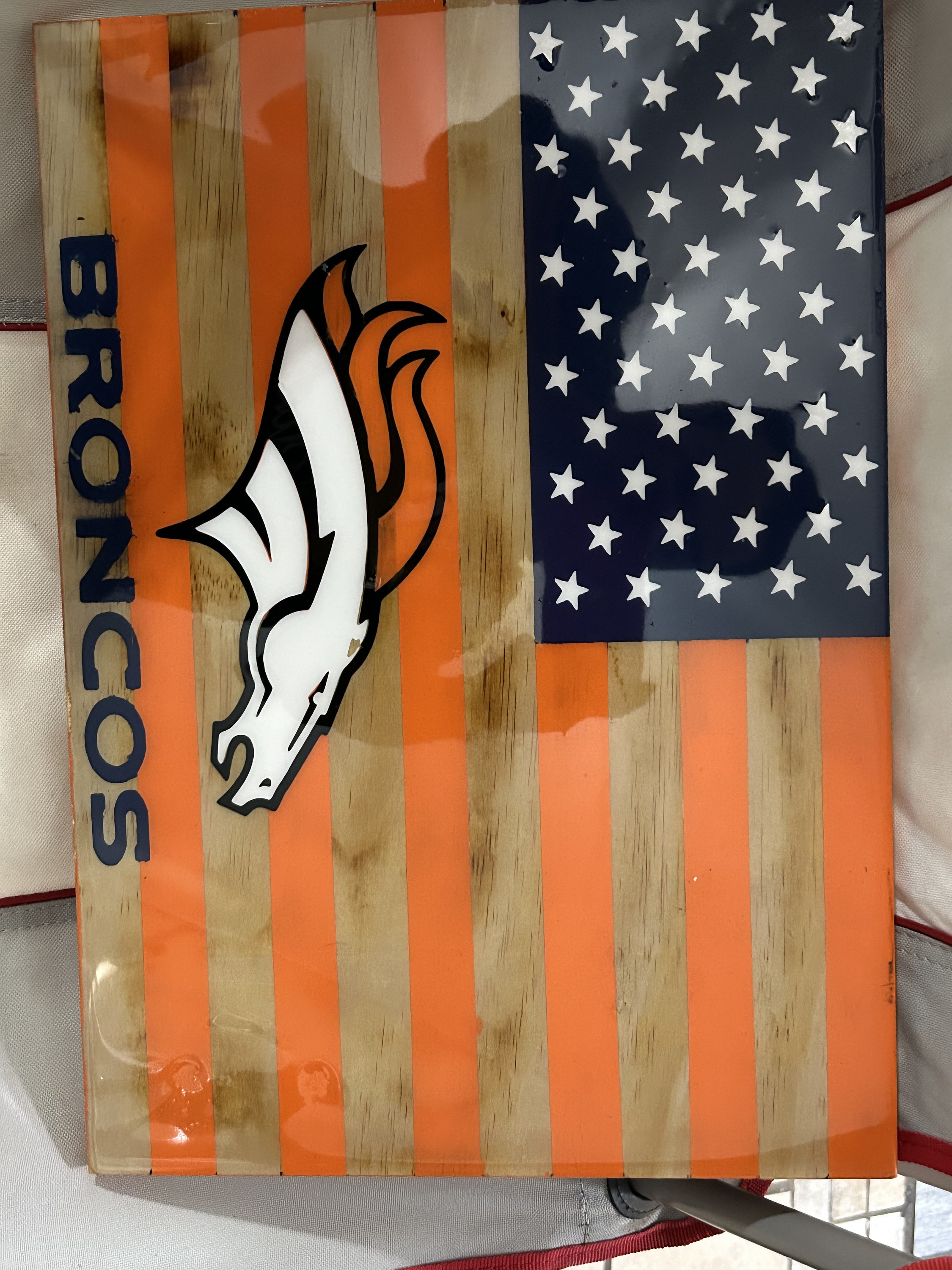 Wincraft - Bandiera da Giardino con Logo Denver Broncos