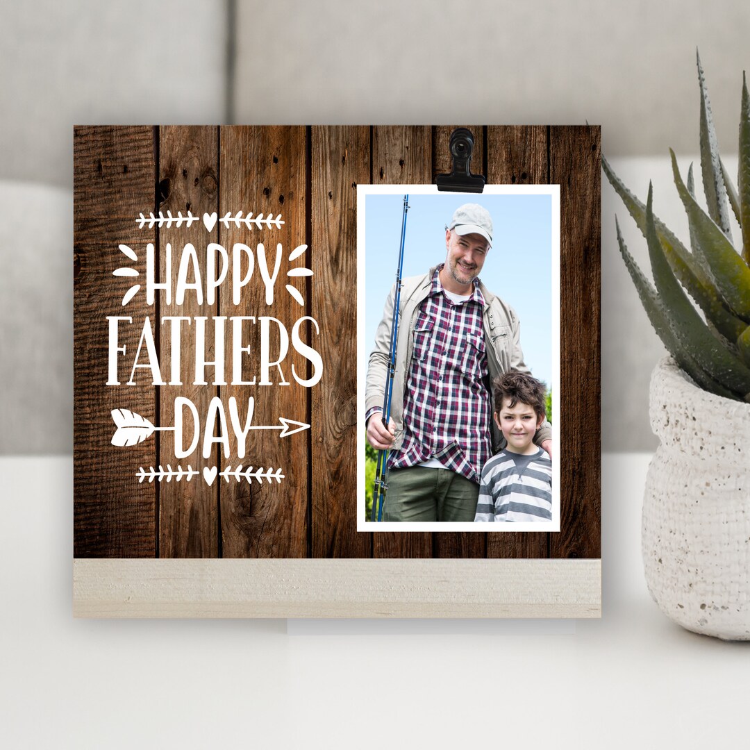 Happy Father's Day Gift for Dad | 10x8 Desk Picture Frame | Gift From ...