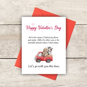 VALENTINE'S DAY CARD || Hilariously Witty Perfectly Funny Adorably Unique Expressions of Love Card For Wife, Card For Husband, Romantic Gift