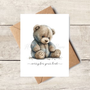 Condoléances | Carte de sympathie commémorative, perte d’un être cher, cartes de sympathie, carte de perte de bébé nouveau-né, carte souvenir