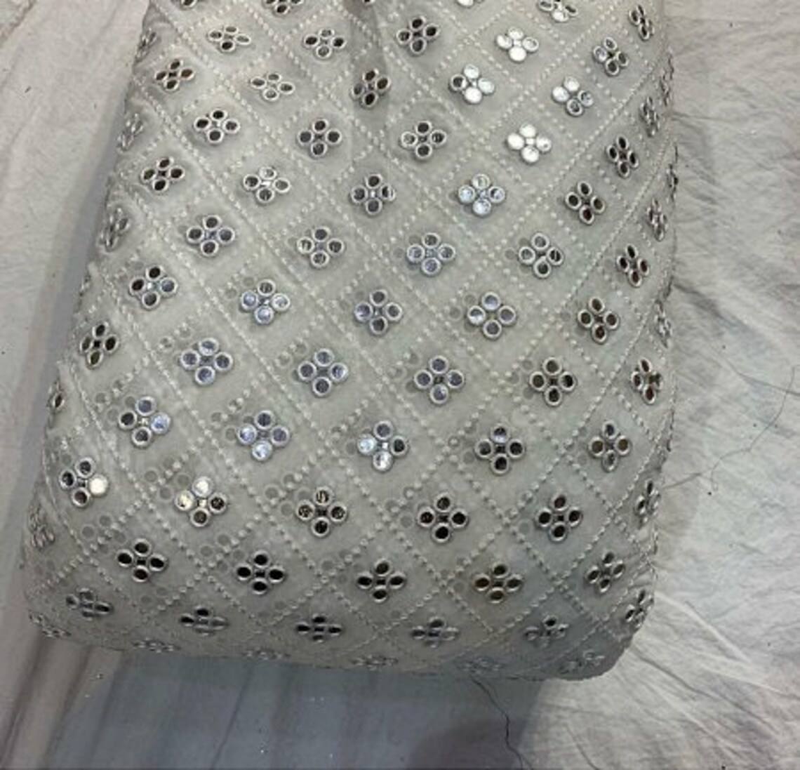 Dyeable Mirror Fabric By Yard Etsy