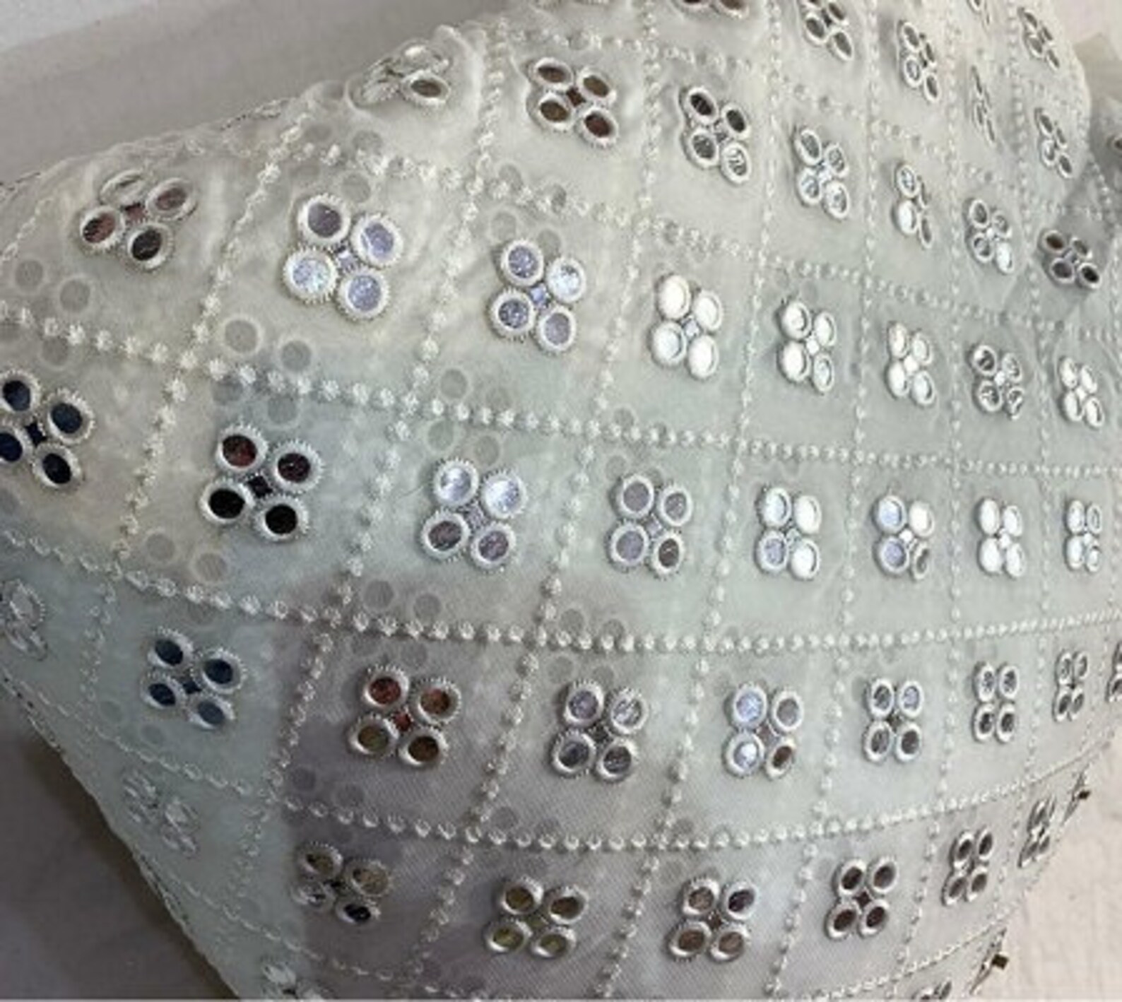 Dyeable Mirror Fabric By Yard Etsy