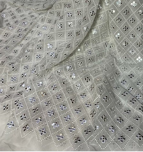 Dyeable Mirror Fabric By Yard Etsy