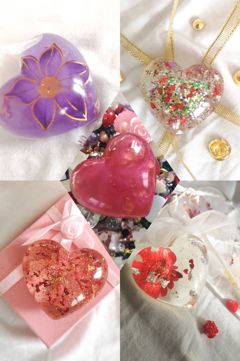 Au Choix Déco Coeur Saint-Valentin, Dos Plat