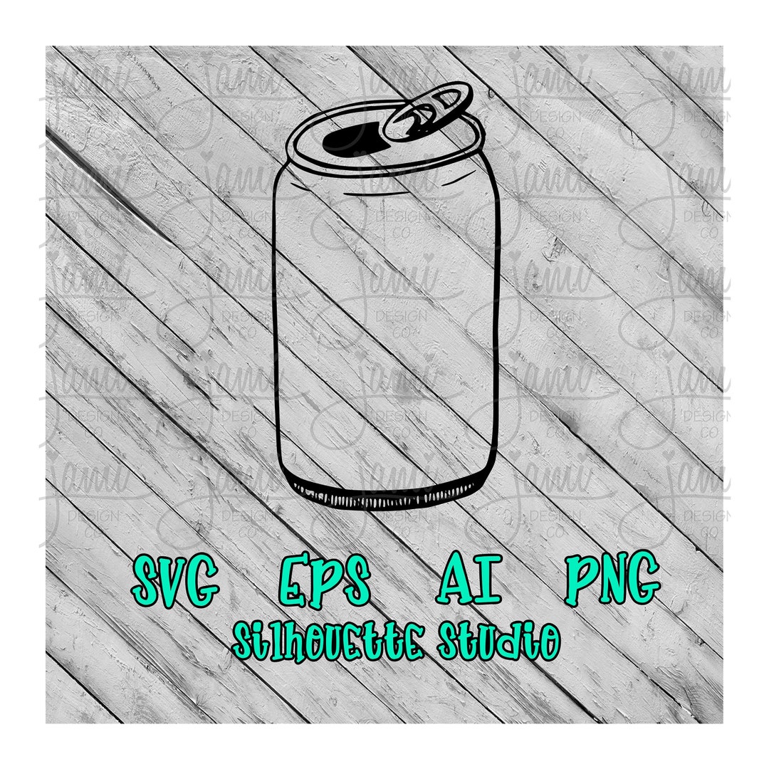 Beer Can Svg Soda Can Svg Soda Pop Digital Download File Clip Art Svg