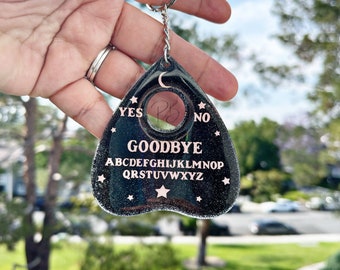 Planchette Ouija Keychain | Planchette Keyring | Witchy Vibes | Ouija Keychain
