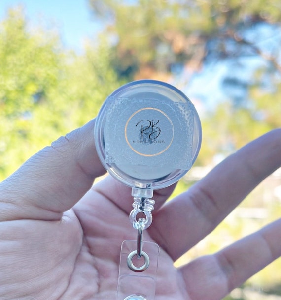 Interchangeable badge reel base only | Alligator badge reel | Clear badge  reel base | Belt Badge reel | badge ID holder | swivel badge reel