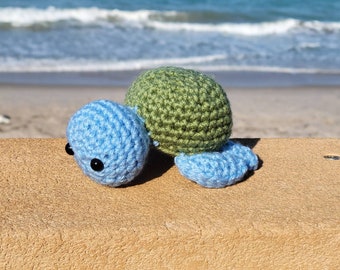 Tortuga Amigurumi/Tortuga de peluche/Tortuga de peluche/Tortugas de ganchillo/Alivio del estrés/Juguetes Fidget