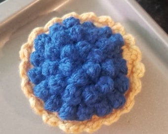 Amigurumi Tarta de Arándanos/Aliviante del Estrés