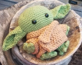The Child/Crochet/Amigurumi/Stress Relief/Star Wars Inspired Toys
