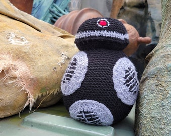 Imperial BB-unit Droid Crochet/ Star Wars Amigurumi/ Sith Amigurumi/Animal relleno de primer orden/ Empire Snuggly/ Droid Depot Droid