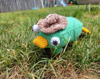 ¿Un ornitorrinco? ¡¡¡¡¡PERRY EL ORNITORRINCO!!!!! Crochet Phineas y Ferb amigo!