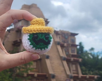 Abeja de México/Bandera mexicana/Crochet abejorro/Amigurumi/Alivio del estrés/Juguete Fidget