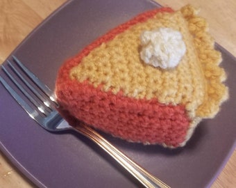 Pastel de calabaza Amigurumi/Aliviante del estrés