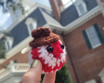 Abeja Americana Amigurumi/Alivio del Estrés/Decoración del 4 de julio/Día de la Independencia/Abeja Patriótica