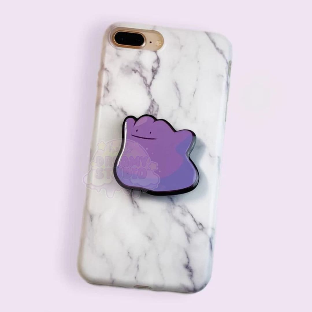 Purple Blob Phone Grip