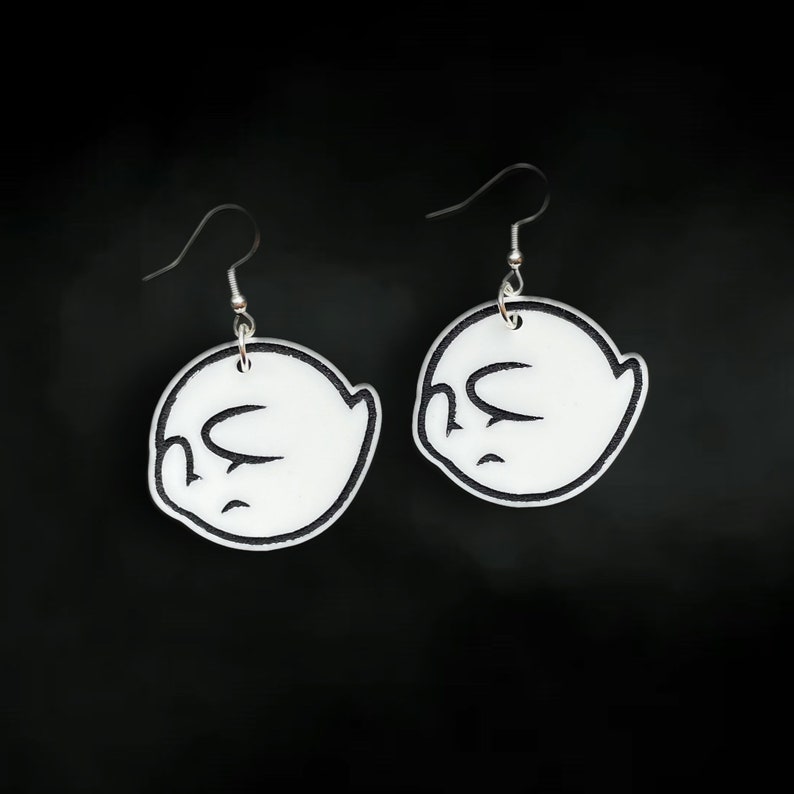Shy ghost earrings image 1
