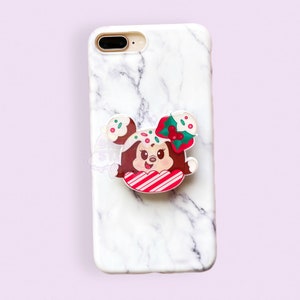 Candy Cane Mouse Phone Grip