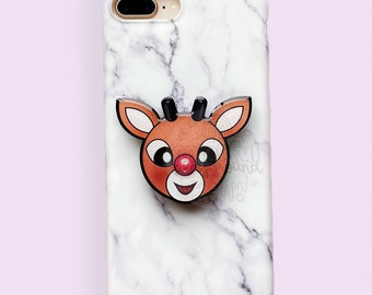 Red Nose Reindeer Phone Grip