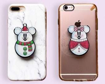 Mouse Snow People Phone Grip