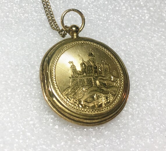 Victorian Gold Filled Locket & Chain ; Antique - V