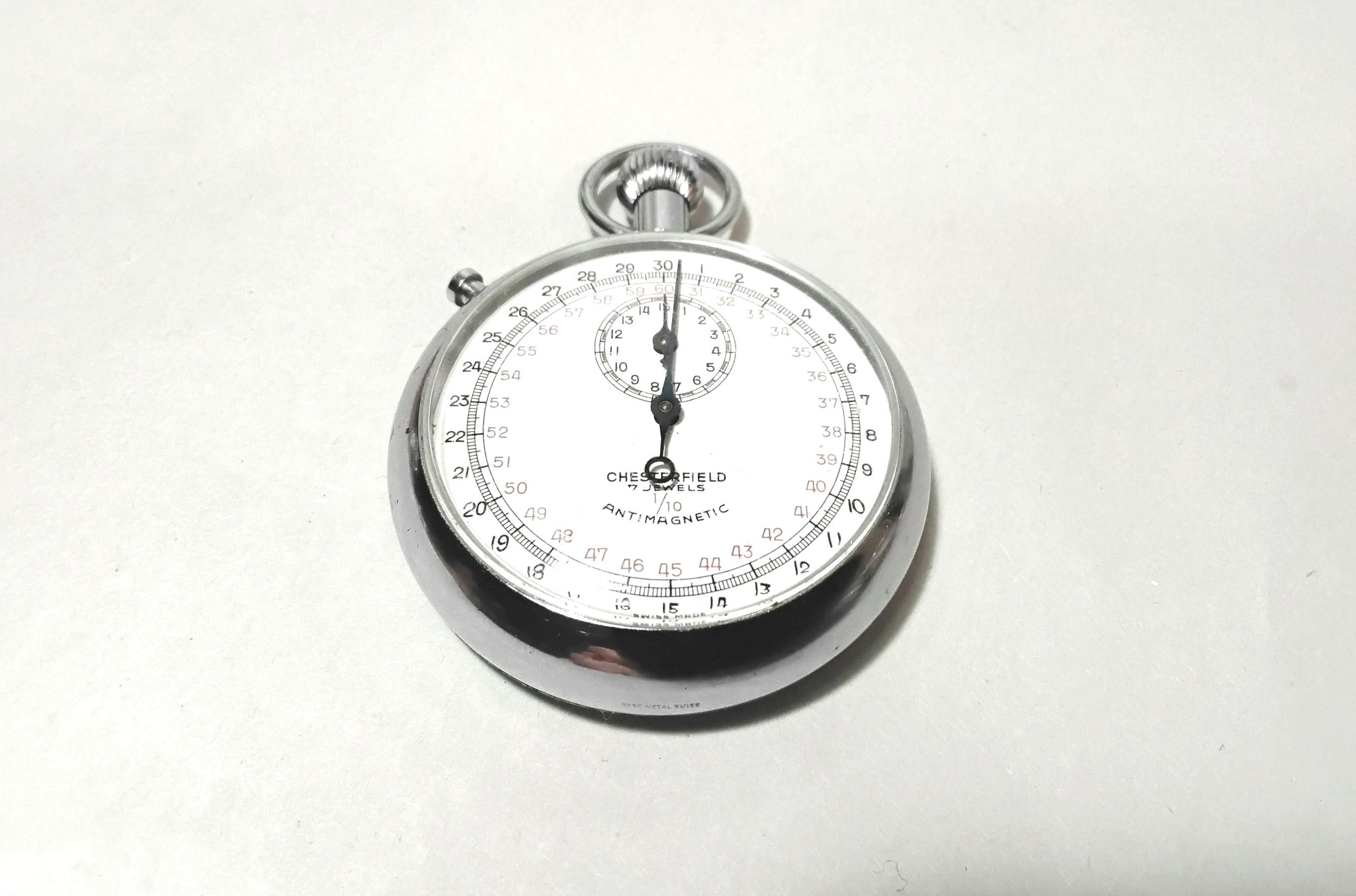 Swiss Made Stopwatch - Etsy