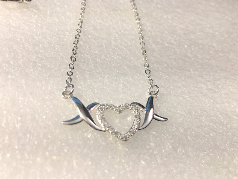 925 Sterling Silver XOXO Chain Necklace 3.9 Grams XOXO Etsy