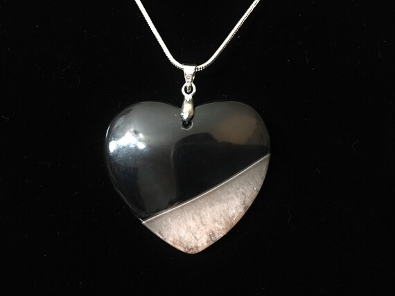 Gold Plate Rose Quartz Heart Pendant - Etsy