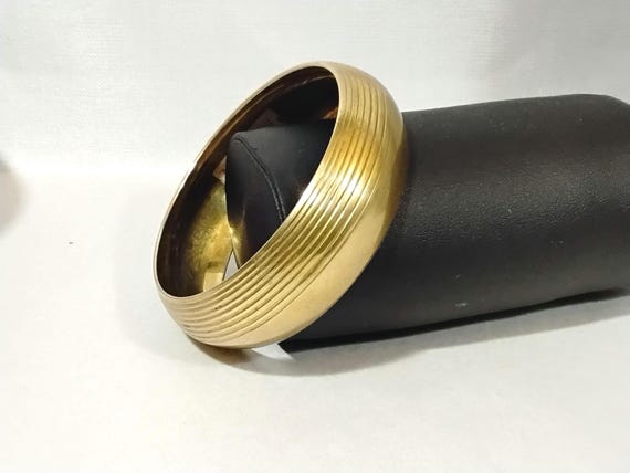 Handcrafted MAGDA K Solid Brass Bangle Bracelet -… - image 3