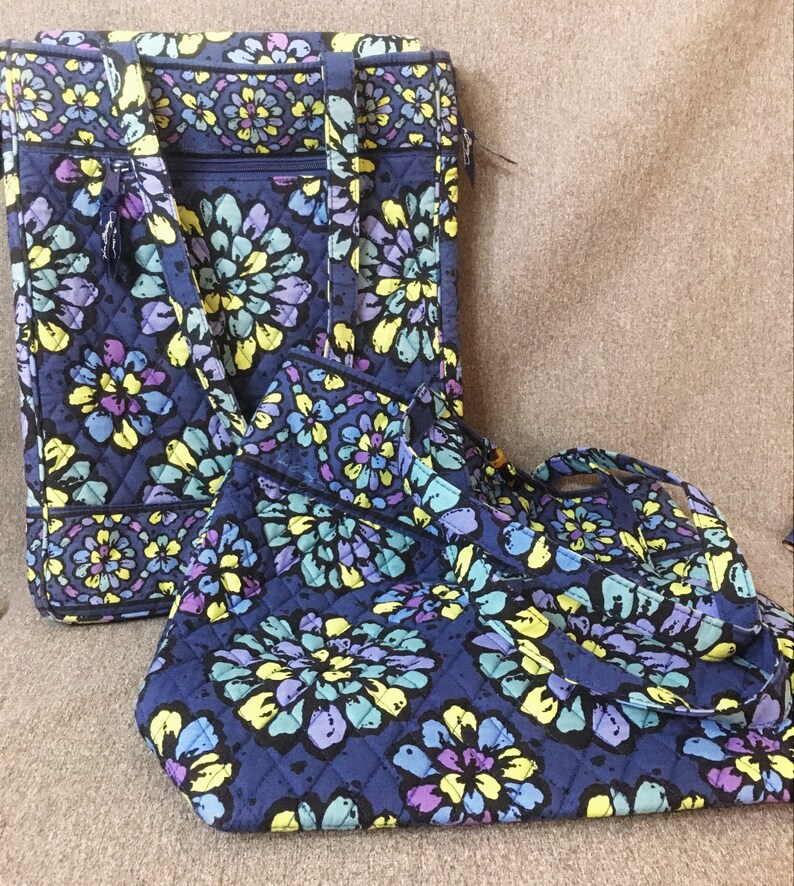 vera bradley laptop travel tote