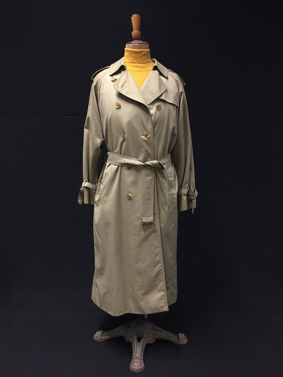 1960's Vintage Burberry for Harrods Trench Coat Authentic 