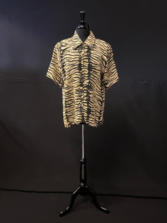 1980's Tiger Print Shirt