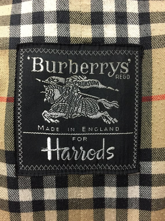 1960's Vintage Burberry for Harrods Trench Coat - Etsy UK