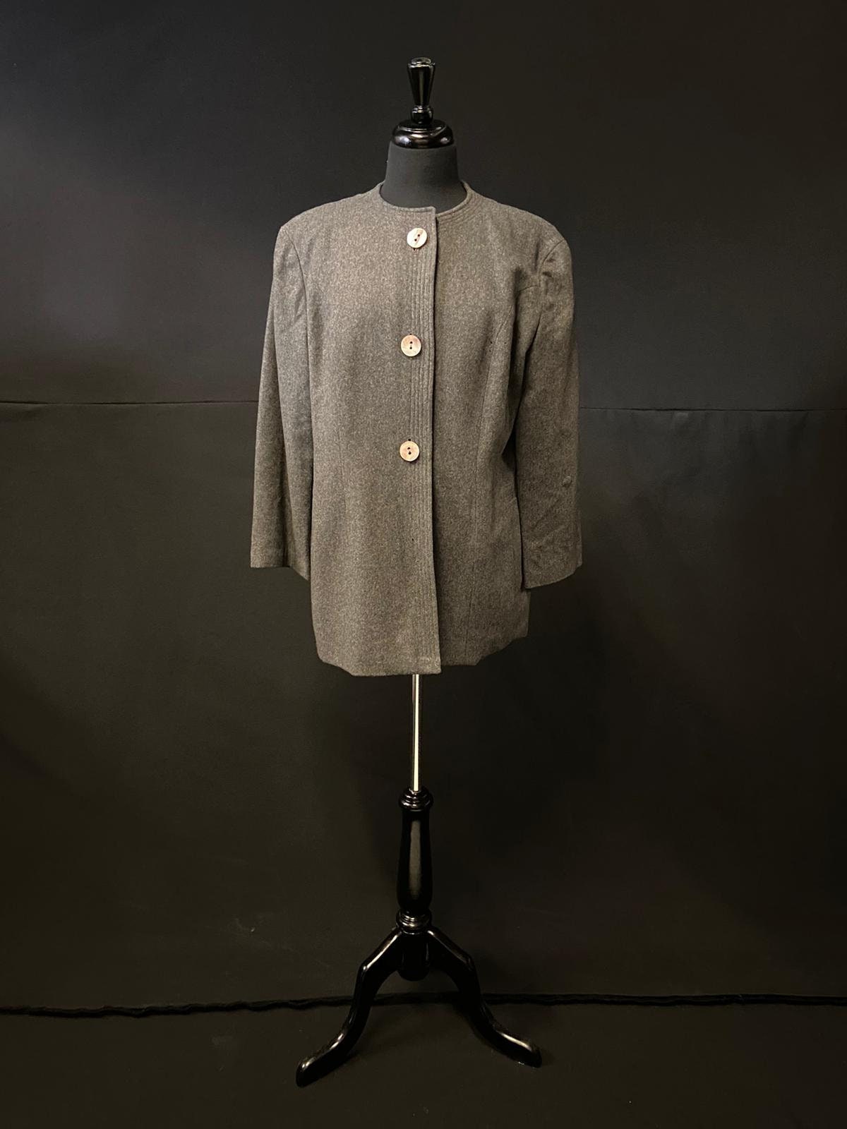 jaeger collarless coat