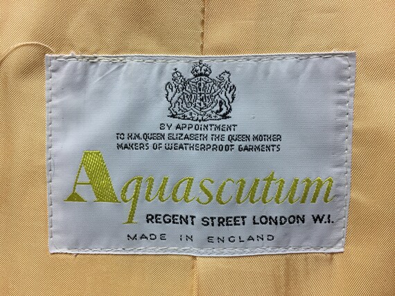1960's Vintage Aquascutum Rain Jacket * authentic * - Gem