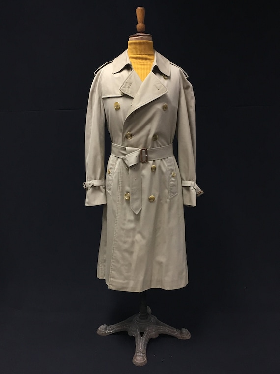 1970's Vintage Burberry Trench Coat * authentic *