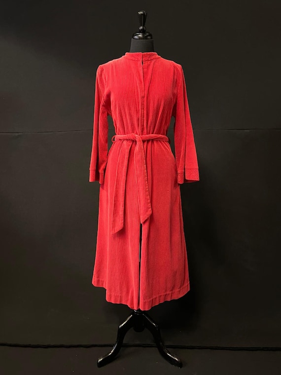 1940's Red Corduroy Swing Coat