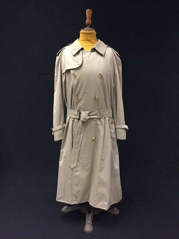 1970's Vintage Burberry Trench Coat * authentic *