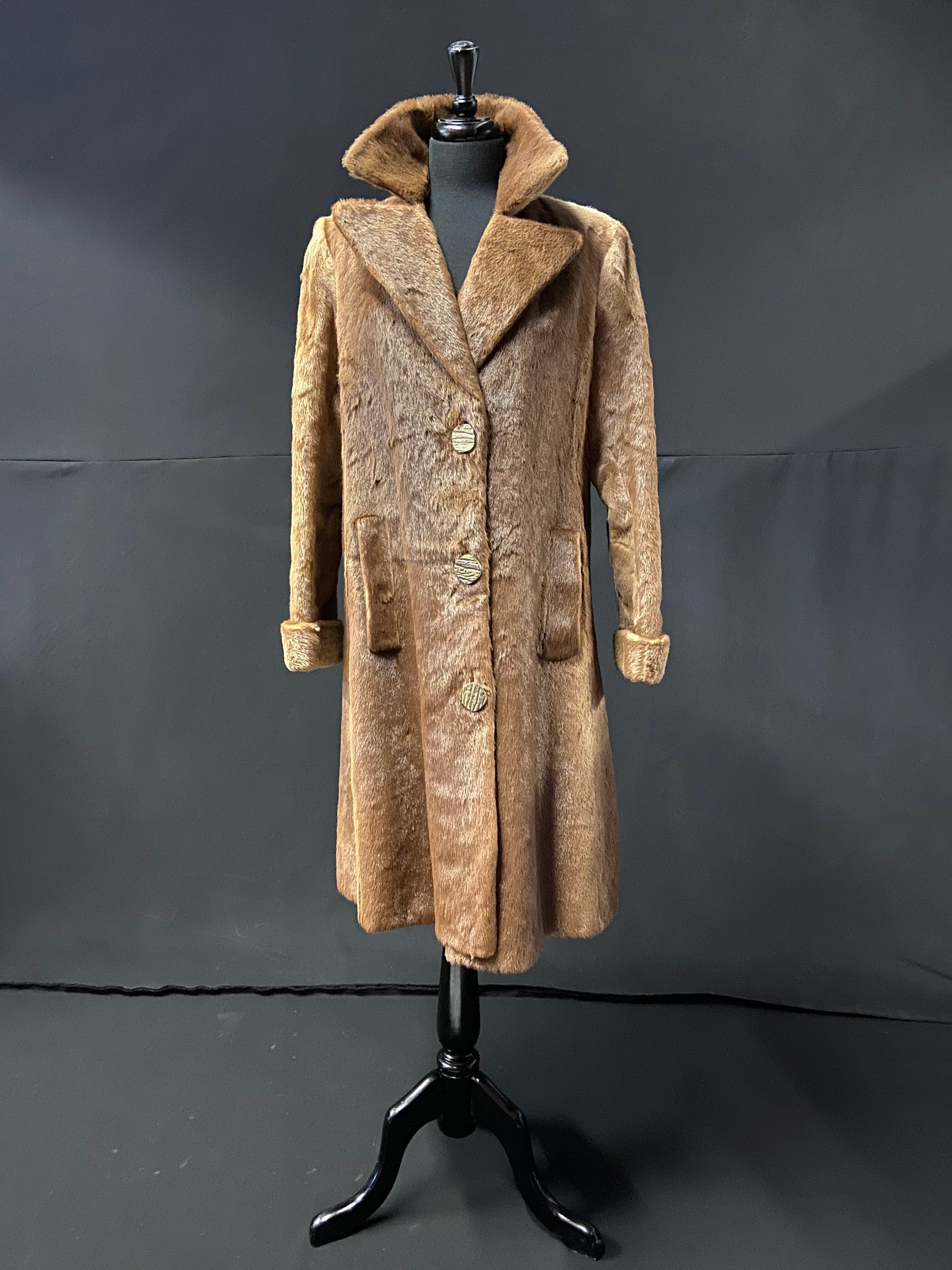 1960's Vintage Pony Fur Coat Incredible 