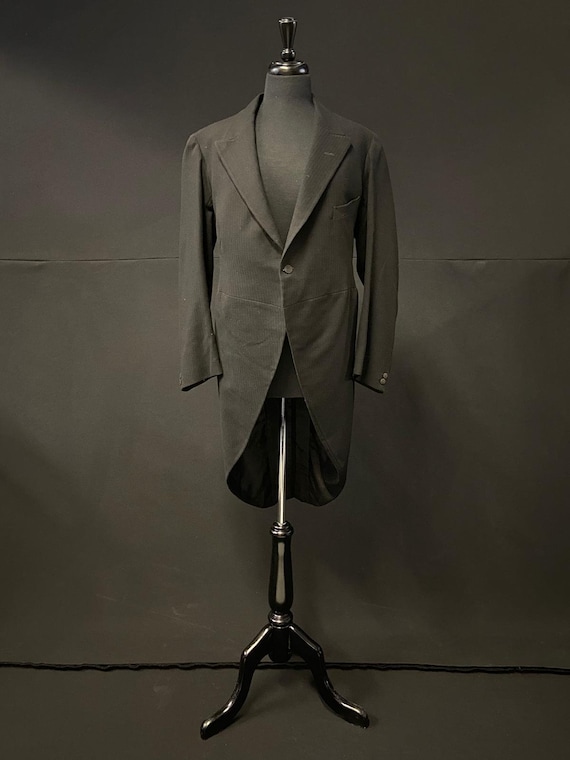 Edwardian Morning Coat c1910. Sydney A Bailey - Wo