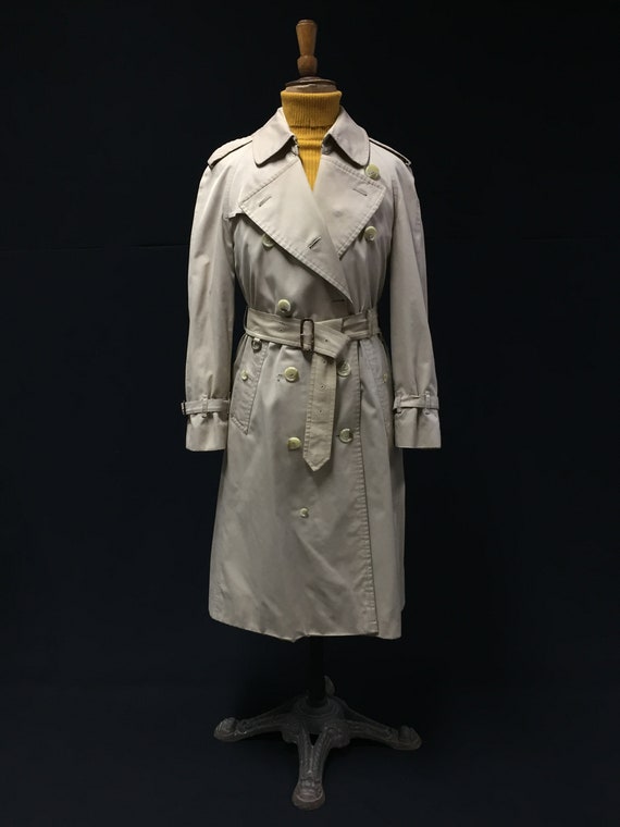 1970's Vintage Burberry Trench Coat * authentic *