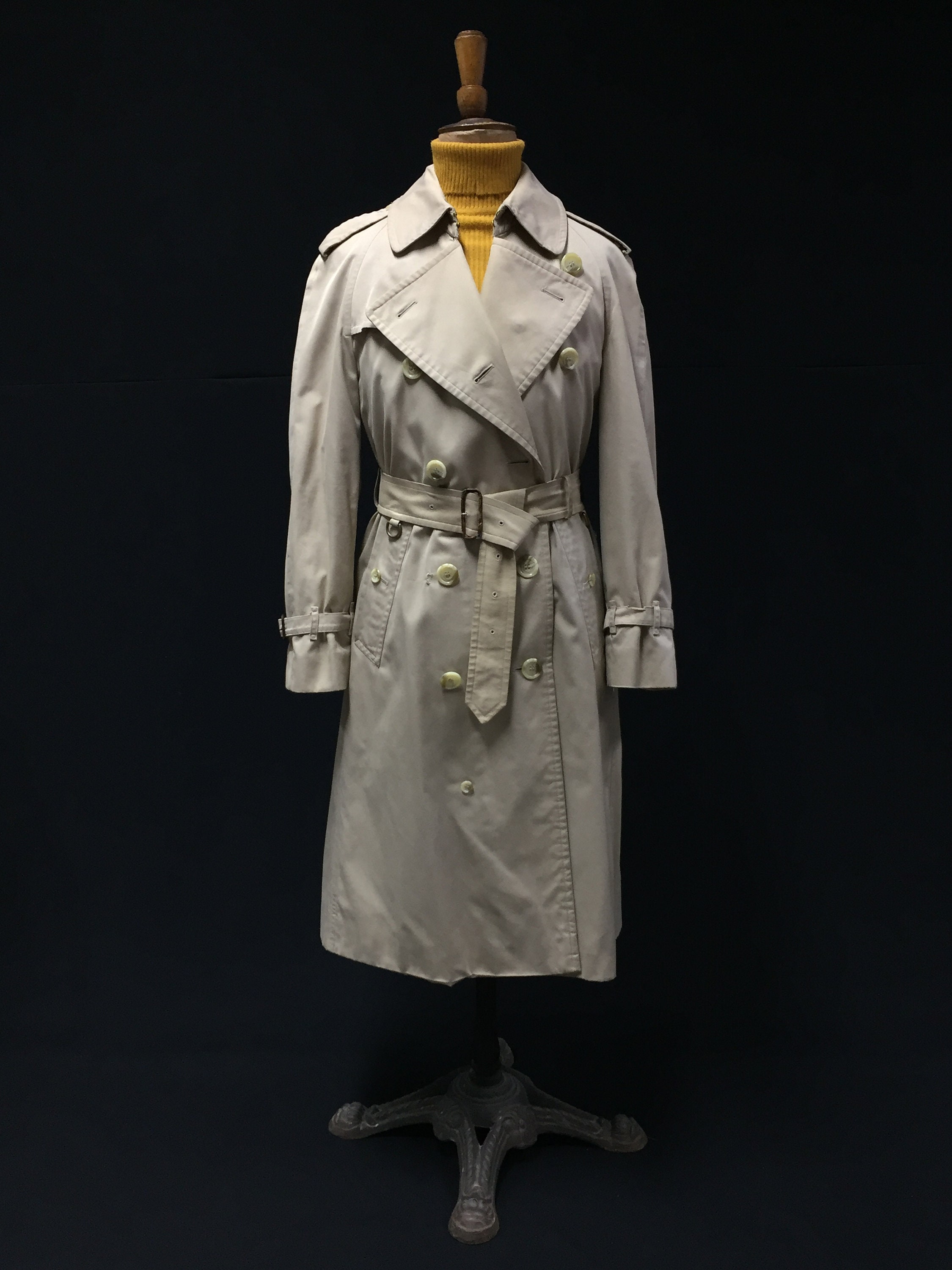 Vintage Trench Coat Etsy