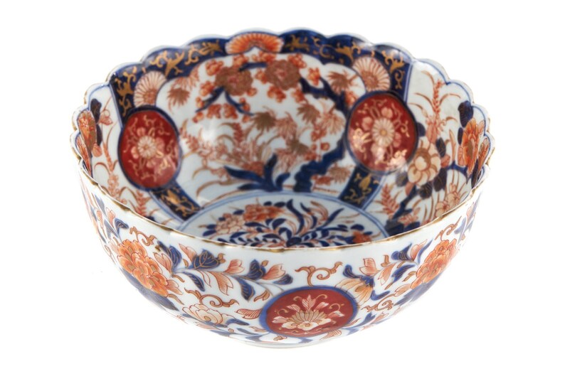 Antique Japanese Imari Bowl Etsy