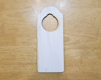 Blank Wood Door Hanger Sign  Make Your Own Do Not Disturb