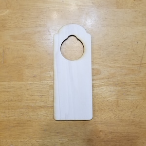 Blank Wood Door Hanger Sign  Make Your Own Do Not Disturb