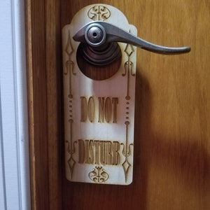 Do Not Disturb Engraved Door Hanger Sign Do Not Enter - Etsy